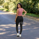 Exclusive "Garter Belt" Oreo Women's Spandex Leggings