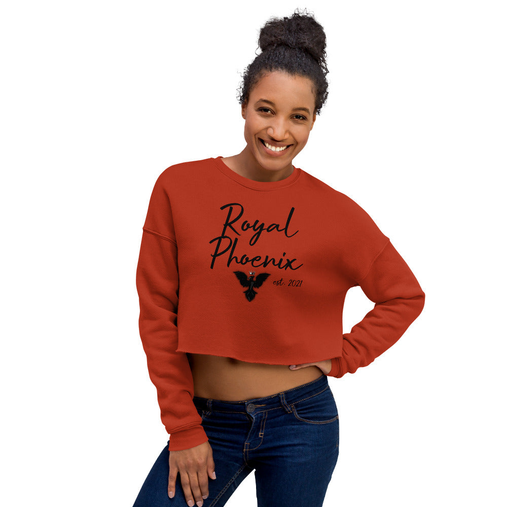 Royal Phoenix Womens Crop Sweatshirt
